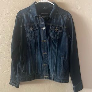 Eddie Bauer Jean Jacket dark wash, large